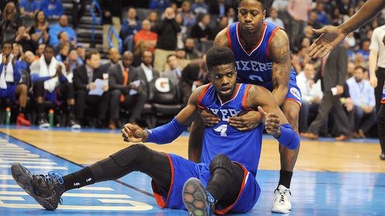 Nerlens Noel dishes gorgeous assist to Henry Sims