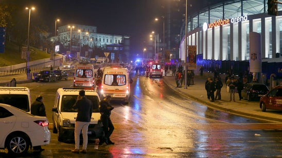 Explosions outside Besiktas stadium kill 15, wound dozens, Turkish official says