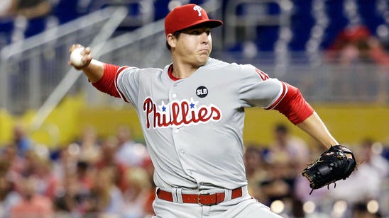 Phillies rookie acquired in Hamels trade dazzles in MLB debut