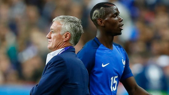 Didier Deschamps says the expectations on Paul Pogba are too high