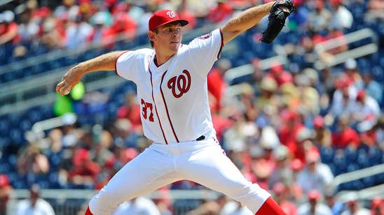 Strasburg's undefeated streak ends in loss to Dodgers