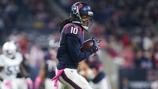Texans WR Hopkins has a chance at franchise history Sunday