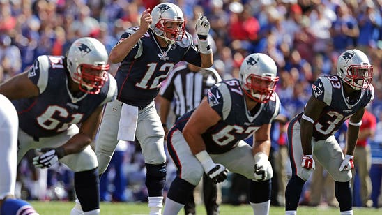 Tom Brady's quick release helped young offensive line vs. Bills