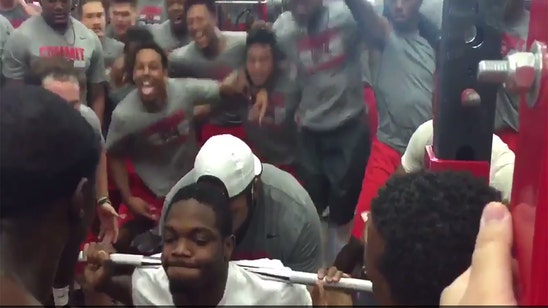 Nothing will get you hyped for college football quite like this UNLV weight room video