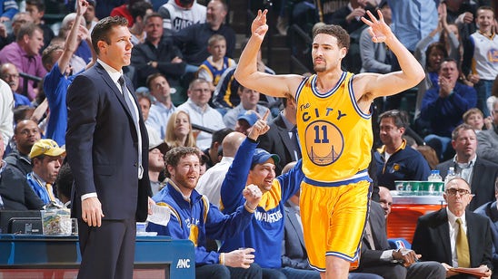 Watch Klay Thompson catch fire and just destroy the Indiana Pacers