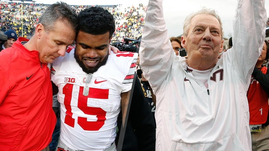 WATCH: Coaches Meyer, Beamer take stab at 'the dab' after big wins