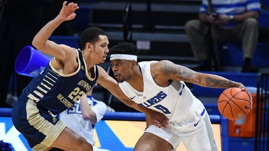 Billikens use balanced attack to defeat George Washington 63-58