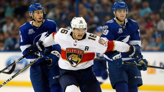 Jonathan Huberdeau, James Reimer pave way for Panthers' preseason win over Lightning