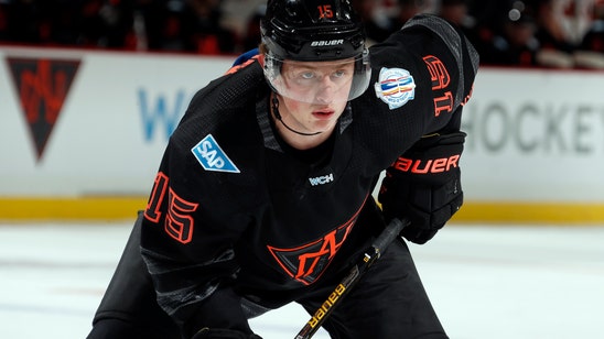 World Cup of Hockey: Jack Eichel taps in rebound, gives North America 1-0 lead (Video)