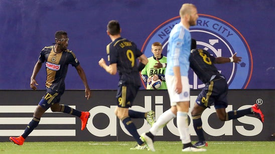 Sapong equalizer lifts Union to draw at NYCFC