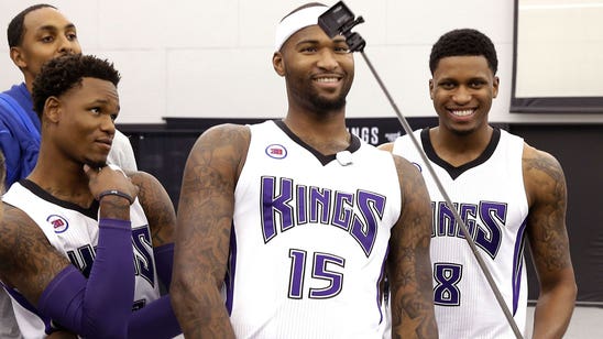 Kings' Rudy Gay playfully smacks DeMarcus Cousins after Team USA practice (VIDEO)