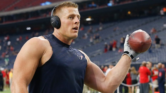 J.J. Watt plays video games with boy recovering from drive-by shooting