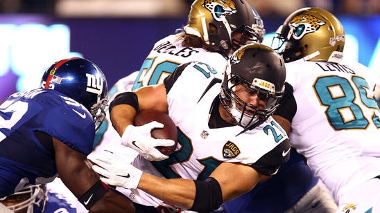 RB Gerhart ruled out of Jaguars preseason game with Detroit