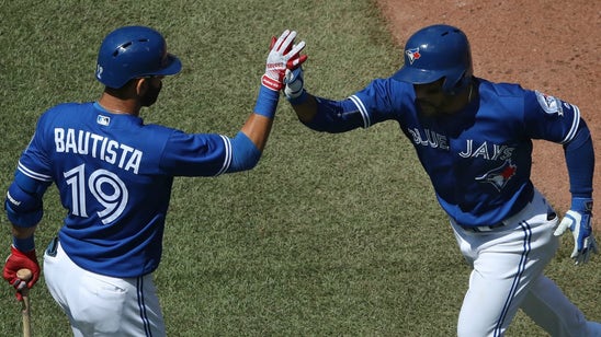 The Blue Jays overpower the Orioles to take the lead in the AL East