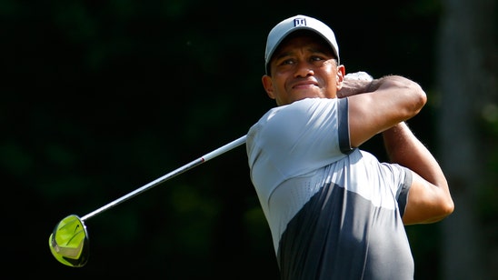 Tiger Woods looked healthy crushing golf shots at a kids clinic