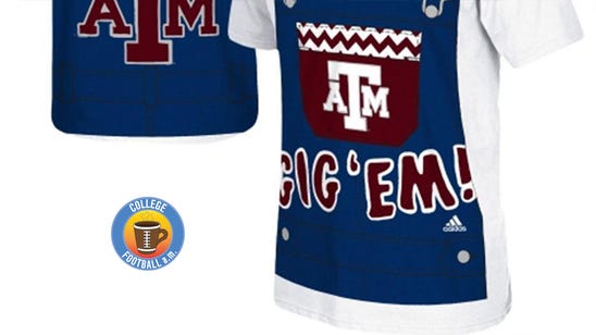 CFB AM: These Texas A&M 'Yell Leader' overall shirts win the day