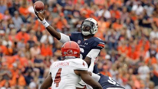 Auburn QB Johnson remains turnover-prone in near-upset