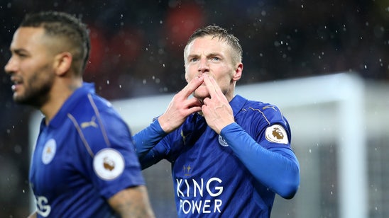 Vardy breaks out with hat trick in Leicester's win over Manchester City