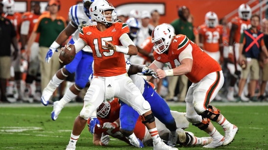 Dominant Second Half Pushes Miami Hurricanes over Duke 40-21