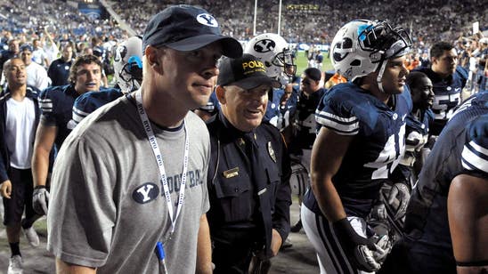 Juggling two jobs, Mendendall doing his best to motivate BYU one last time