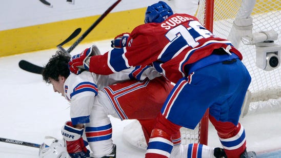 Chris Kreider still isn't getting along well with the Montreal Canadiens