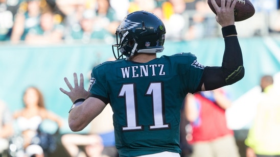 Carson Wentz Starts Hot, Throws Touchdown Pass (Video)