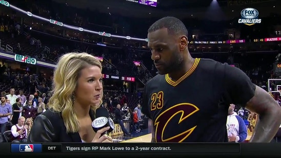 LeBron scores 33, Cavs rally from 18 down to beat Blazers