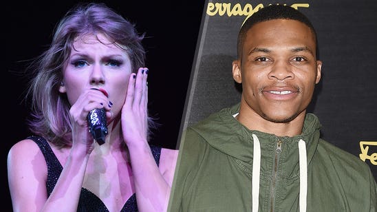 Watch Thunder's Westbrook rock out at Taylor Swift concert