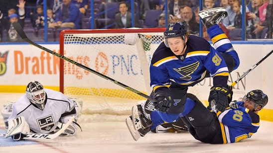 Blues can't crack Enroth, fall to Kings 3-0
