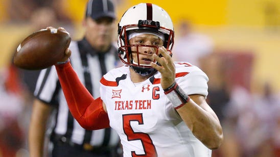 Watch: Texas Tech scores on first quarter Hail Mary vs. West Virginia