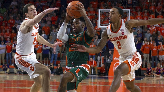 Miami overpowered by Clemson's 3-point barrage in road loss
