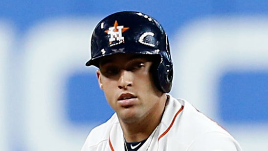 Watch George Springer fall into a deep trance after a called third strike