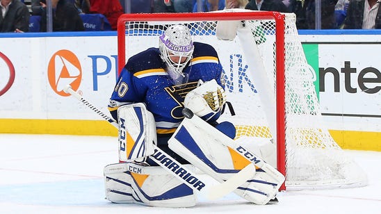 Blues recall G Husso from AHL on emergency basis with Hutton ailing