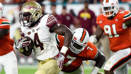 Seminoles jump to 14th in AP Poll, 'Canes drop to 16th