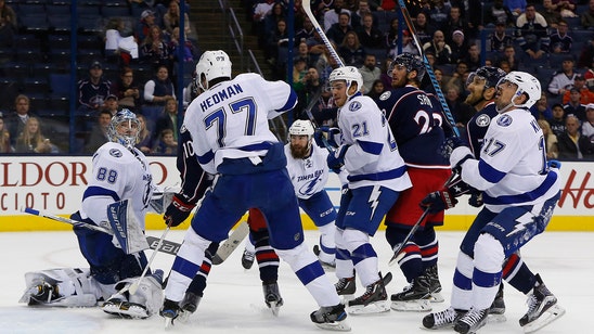 Lightning's losing streak hits 3 with lopsided loss to Blue Jackets