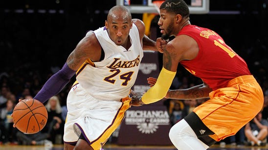 Pacers top Lakers 107-103 on night Kobe announces he'll retire