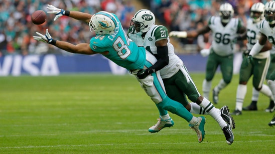 Dolphins struggle to get going, fall to Jets in London