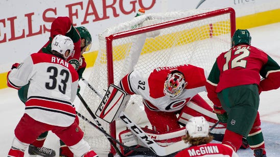 Staal's third-period goal lifts Wild over Hurricanes in exhibition