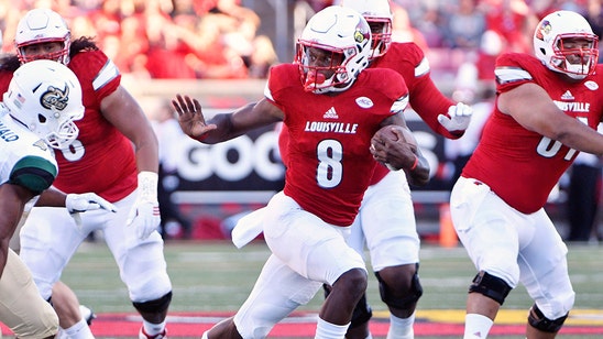 Lamar Jackson sets Louisville record with eight TDs, but one element missing in his game