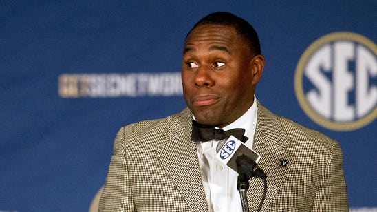 Derek Mason looks good with anchor lining in his Ge Wang suit