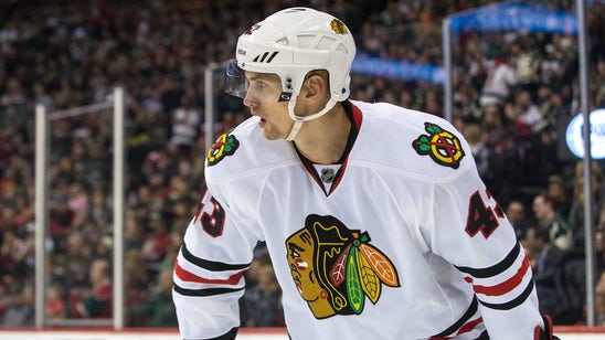 Blackhawks' Svedberg on Chara: 'Hard to compare to him (other) than the size'
