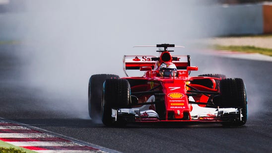 Kimi Raikkonen fastest as wet-weather testing tops Barcelona agenda