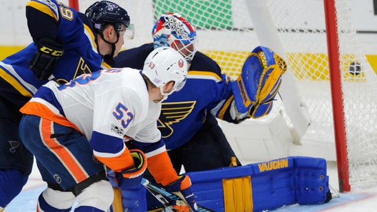 Allen chased early as Blues fall 5-2 to Islanders