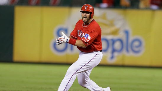 Wilson hit helps Rangers match 2014 win total