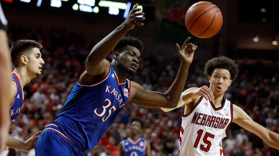 Kansas slips past Nebraska 73-72 to snap losing streak