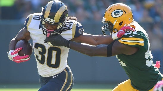 Todd Gurley not quite 100 percent, but he's rolling for Rams