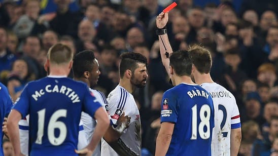 Chelsea striker Costa lands extra ban after Everton red