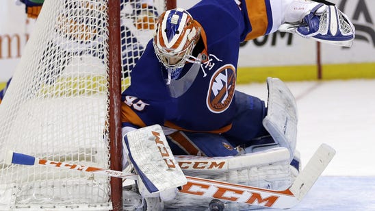Oilers get G Anders Nilsson in trade with Blackhawks