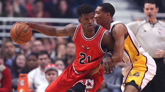 Jimmy Butler proves he can get up with the best of them