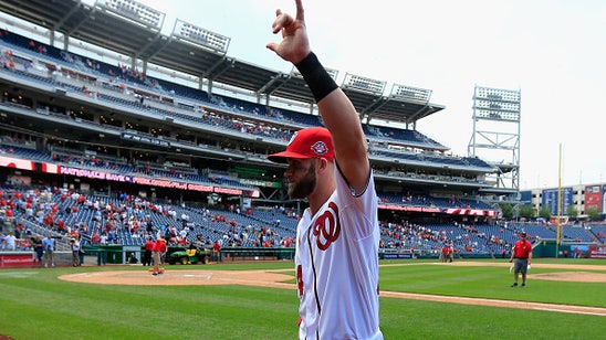 Bryce Harper ties record with five homers in two games